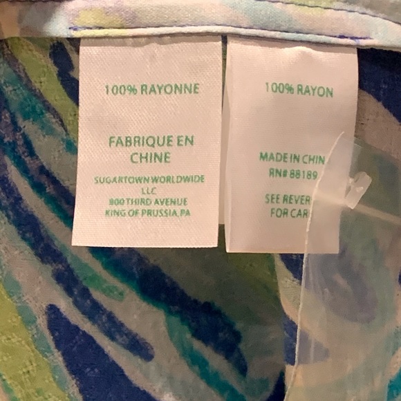 Lilly Pulitzer Elsa top. Size S. - Picture 5 of 6